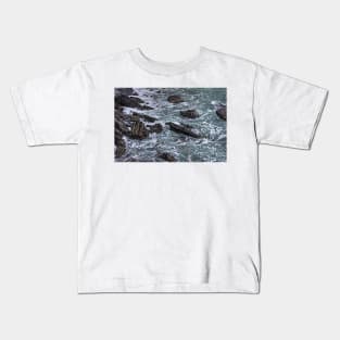 High Tide and Rock Formation Kids T-Shirt